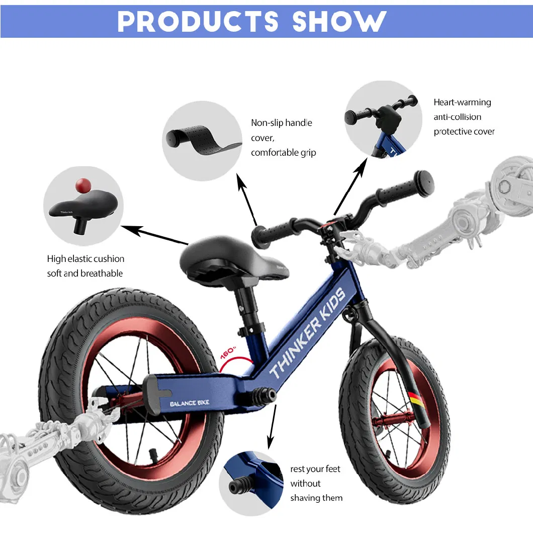 Balance Bike Ride on Toys 3 in 1 Kids Scooter Kids No Pedals Baby Balance Bike for Kid
