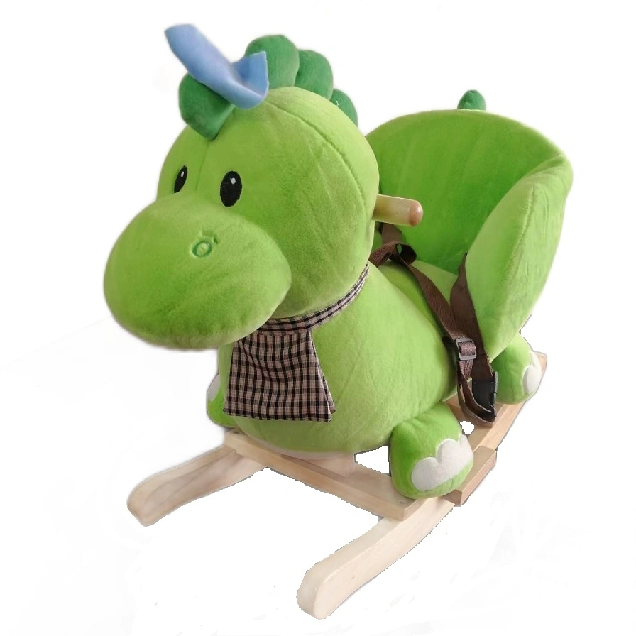 Wholesale Stuffed Animal Plush Rocking Chair Horse Toy for Children Kids