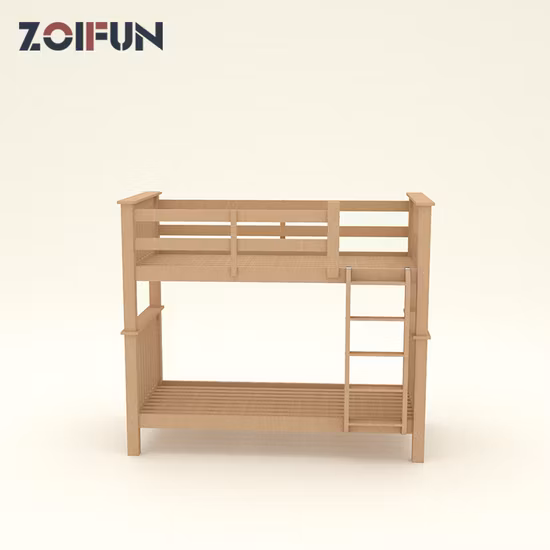 Modern Wooden Metal School Dormitory Baby Furniture Bedroom Set Wardrobe Cabinets Double Children Kids Bunk Bed