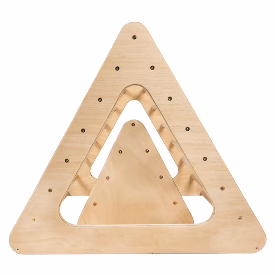 Wood Climbing Frame Montessori Triangle Baby Climbing Toys