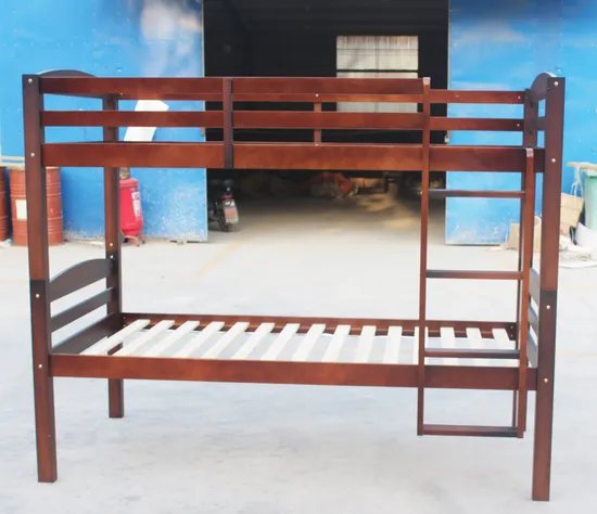 Modern Solid Wood Bunk Bed Italian Furniture/Home Furniture/Bunk Beds for Kids/Twin Bed/Platform Bed 