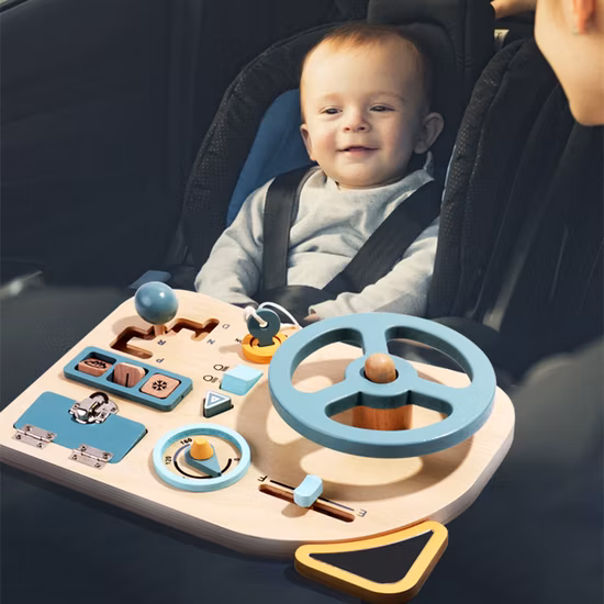 Montessori Toy Pretend Play Kids Driving Toys Wooden Toys