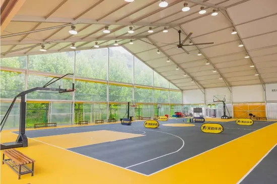 Outdoor Basketball Court Tent Badminton Court Football Field Shelter Mobile Storage Car Exhibition Indoor Sports Tents 