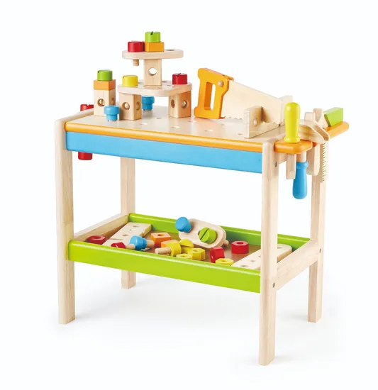 Pintoy Wooden Workbench Toy Set 