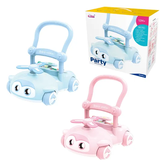Baoli High Quality Safe Sturdy Baby Walker Learning Steering Wheel Music Sound Light Wheel Educational Toy 