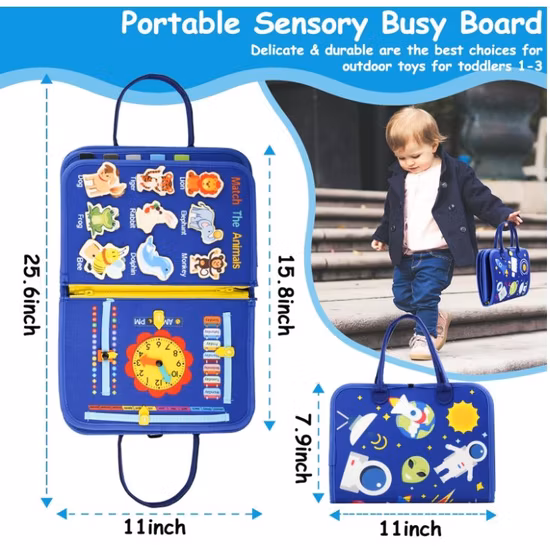 Wholesale Busy Board Sensory Learning Educational Montessori Toys for Toddlers