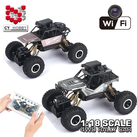 Children′s Toy 1: 18 4WD High Speed Radio Control Toys RC Car Toy with WiFi Camera Remote Control Climbing Vehicle Gift for Kids Wholesale Toys 
