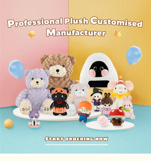 Custom Stuffed Animals Plush Toy Custom Plushie Promotional Soft Animal Toy Kids 