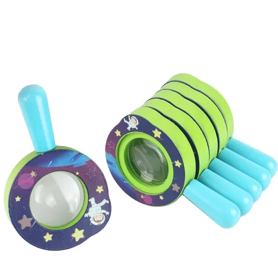Magnifying Glass Elementary Science Experiment Wooden Creative Game 