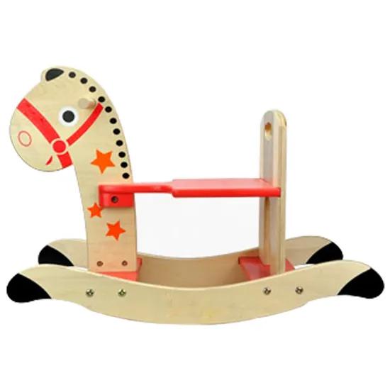 Woden Rocking Horse Kids′ Wooden Rocking Horse Toy 