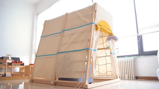 Bayson Wooden Rainbow Foldable Climbing Pickler Triangle Set Indoor Slide Piklers Climbing Frame Toddler Toys 