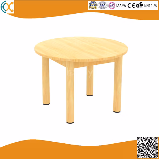 Preschool Rectangle Table Solid Beech Furniture for Children