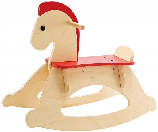 Kid′s Wooden Rocking Horse Rock and Ride Wooden Educational Toy 